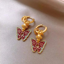 “Bohemian Bloom” Color Flower Drop Earrings