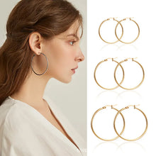 Circle Balance Hoop Earrings