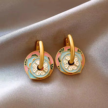 “Bohemian Bloom” Color Flower Drop Earrings