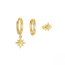 3 Piece Round & Star Drop Earring Set