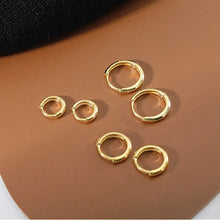 2-Pieces Minimal Stainless Steel Hoop Earrings