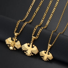 Syrian Flag Eagle Pendant Necklace