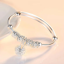 925 Sterling Silver Adjustable Bangle Bracelet