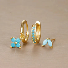 3-piece Crystal Drop Earring Set
