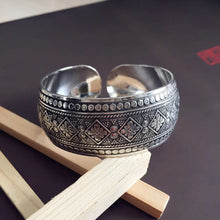 Asian Ethnic Open Cuff Bracelet