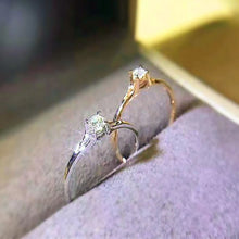 Minimal Cubic Zirconia Wedding Ring