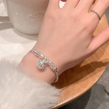 925 Sterling Silver Adjustable Bangle Bracelet