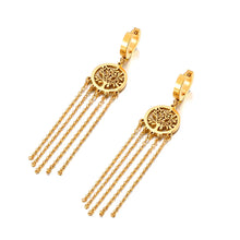 Long Tassel Stainless Steel Earrings