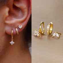 3-piece Crystal Drop Earring Set