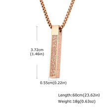 Ayatul Kursi Vertical Necklace