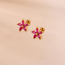 2-Pieces Mini Crystal Stud Earrings Set