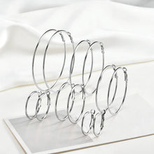 Big Circle Hoop Earrings