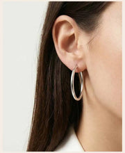 Big Circle Hoop Earrings