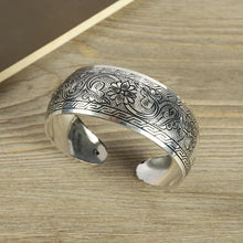 Asian Ethnic Open Cuff Bracelet