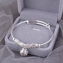 925 Sterling Silver Adjustable Bangle Bracelet