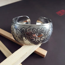 Asian Ethnic Open Cuff Bracelet