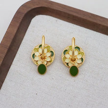 “Bohemian Bloom” Color Flower Drop Earrings