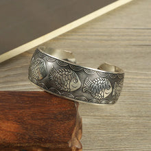 Asian Ethnic Open Cuff Bracelet
