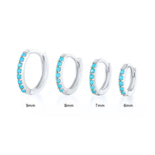 Minimal Crystal Zirconia Huggie Hoop Earrings