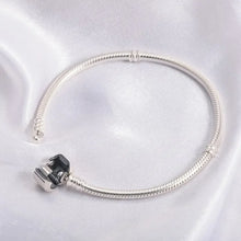 925 Sterling Silver Snake Chain Charm Bracelet