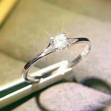 Minimal Cubic Zirconia Wedding Ring