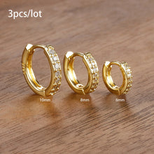 3 Piece Round & Star Drop Earring Set