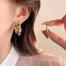 “Bohemian Bloom” Color Flower Drop Earrings
