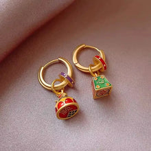 “Bohemian Bloom” Color Flower Drop Earrings