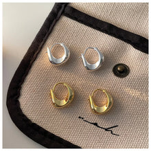 925 Sterling Silver Chunky Hoop Earrings