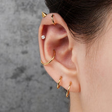 Titanium Hinged Hoop Piercing Ring