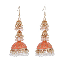 Ethnic Retro Geometric Turkish Jhumka Earring