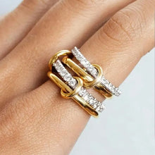 Four Circles Stack Ring Set