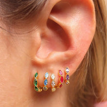 Celeste Crystal Hoops