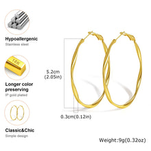 Unity Twist Hoops