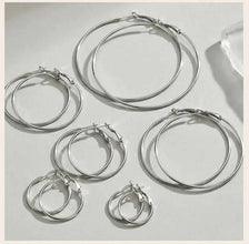 Big Circle Hoop Earrings