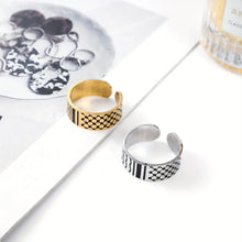 Keffiyeh Pattern Ring