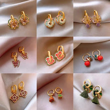 “Bohemian Bloom” Color Flower Drop Earrings
