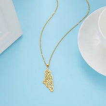 Palestine Homeland Map Necklace