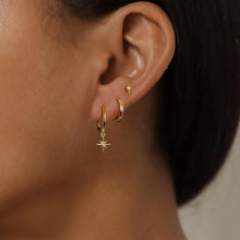 3 Piece Round & Star Drop Earring Set