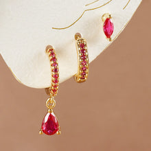 3 Piece Round & Star Drop Earring Set