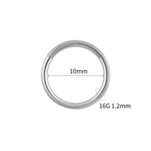 Titanium Hinged Hoop Piercing Ring