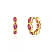 Celeste Crystal Hoops