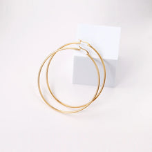 Circle Balance Hoop Earrings
