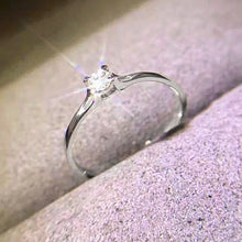 Minimal Cubic Zirconia Wedding Ring