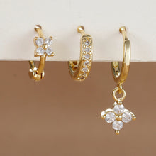 3-piece Crystal Drop Earring Set