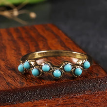 Vintage Turquoise Bead Ring