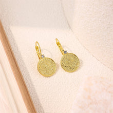 Islamic Coin Shaped Earrings