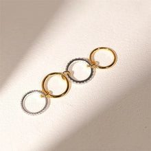 Four Circles Stack Ring Set