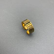 Keffiyeh Pattern Ring