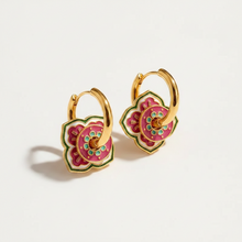 “Bohemian Bloom” Color Flower Drop Earrings